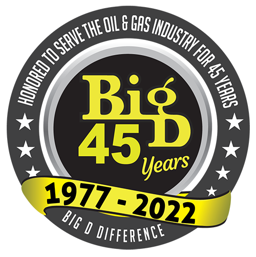 Big-D-45 Year Logo